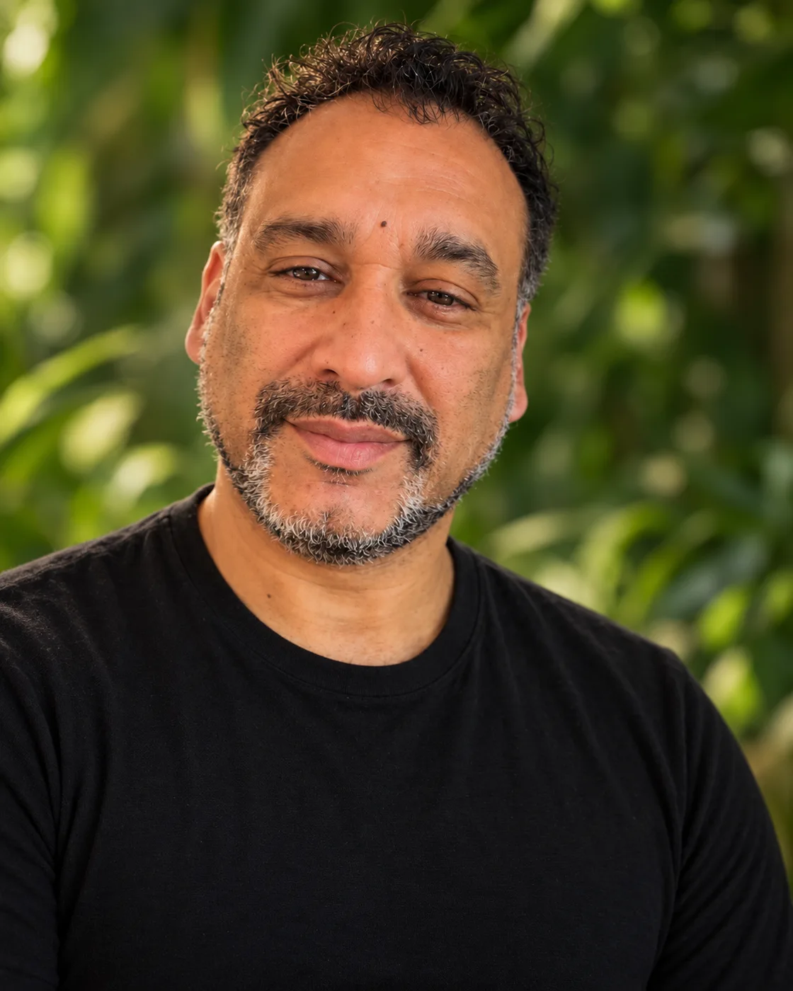 Portrait of Carlos, the massage therapist at Enter Om